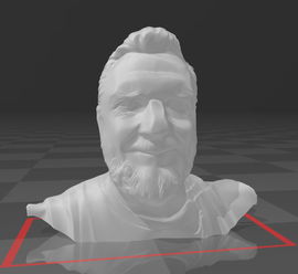 Własna twarz w 3D, wydruk i malowanie