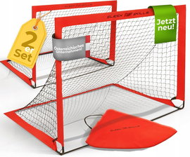 Bramka piłkarska przenośna 120 x 90 x 90 cm 2szt