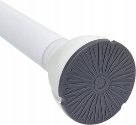 Drążek prysznicowy rozporowy Lolypot 85-183cm biały