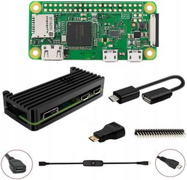 GeeekPi Raspberry Pi Zero W Zestaw startowy z obudową RPi karta SD 64 GB