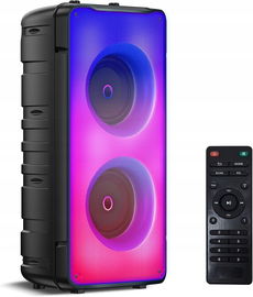 Głośnik Bluetooth przenośny TAMPROAD 80W RGB LED Mikrofon karaoke pilot