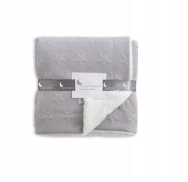 INTERBABY Aksamitny kocyk dla niemowląt 80x110cm