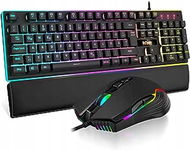Przewodowa Klawiatura + Mysz Redthunder K10 Gaming AZERTY