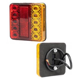 Światło tył LED 12V 24V Lampa tylna do Przyczepki Lawety Platformy Ciągnika