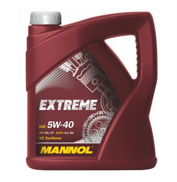 Olej 5w40 Mannol EXTREME 4 Litry Olej syntetyczny silnikowy 5W-40 4L 7915