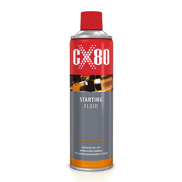 Samostart rozruch silnika CX80 Starting Fluid Moto Start 500 ml Starter
