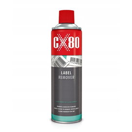 Zmywacz CX80 LABEL REMOVER 500 ml Spray Preparat do usuwania naklejek kleju