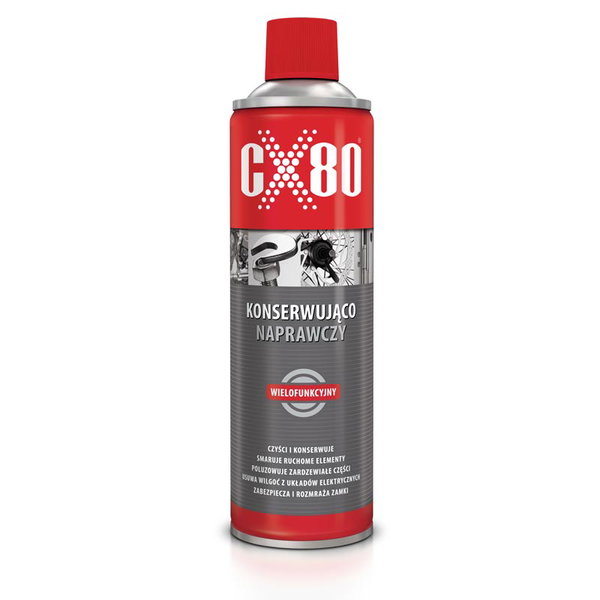 Odrdzewiacz CX80 Spray 500ml Płyn Antykorozyjny Odrdzewia Rdzę Konserwuje