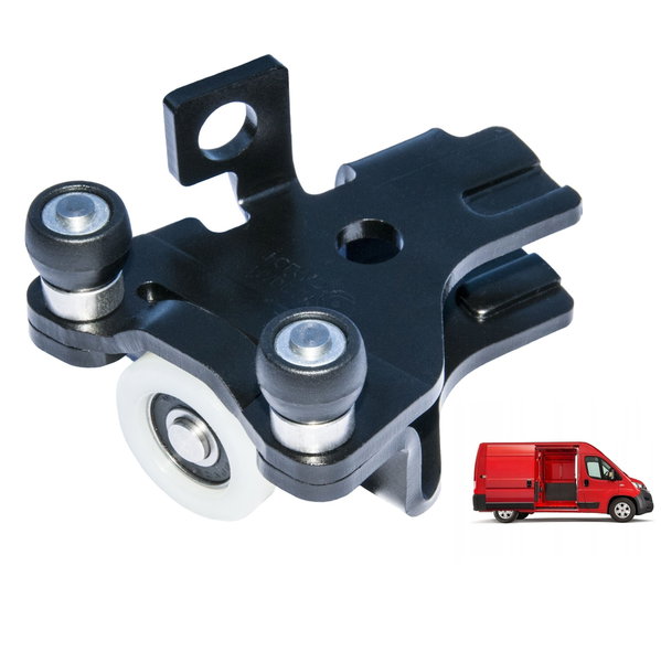 Wózek LEWY rolki drzwi Fiat Ducato Peugeot Boxer Citroen Jumper 2014-2026