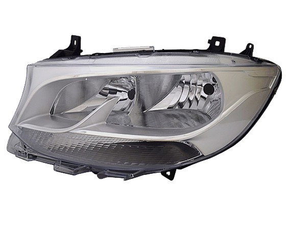 Reflektor LEWY Lampa przód ze światłem do jazdy dziennej Mercedes 