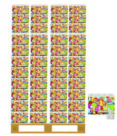 Papier toaletowy Paleta Miśki Biały 2304 rolek 96x24 rolki Big Family XXL