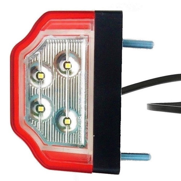 Fristom FT-031A LED QS075 lampa tablicy rejestracyjnej 12/24V pozycyjna