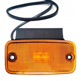 Lampa obrysowa LED pomarańczowa 12/24V z uchwytem kątowym, Fristom