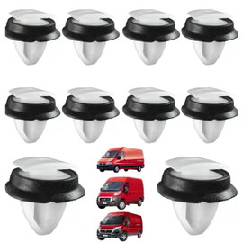 Spinki kołki listwy bocznej Fiat Ducato Boxer Jumper 10 szt.