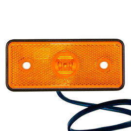 Lampa obrysowa LED pomarańczowa 12/24V z wiązką Fristom MD-013 Z