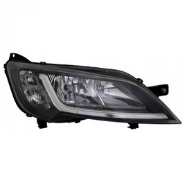 Reflektor przedni prawy Fiat Ducato Boxer Jumper 2014-2023 czarny TYC