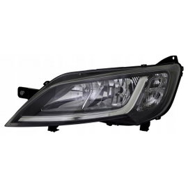 Reflektor przedni lewy Fiat Ducato Boxer Jumper Movano C czarny
