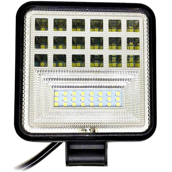 Lampa robocza LED 126W 12V IP65 CREE, światło białe i pomarańczowe