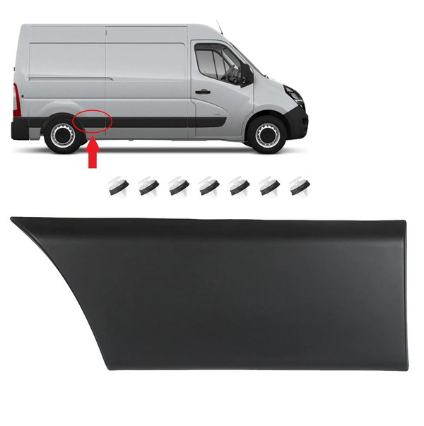 Listwa błotnika tylnego lewa Renault Master III / Movano B / NV400 2010-2024