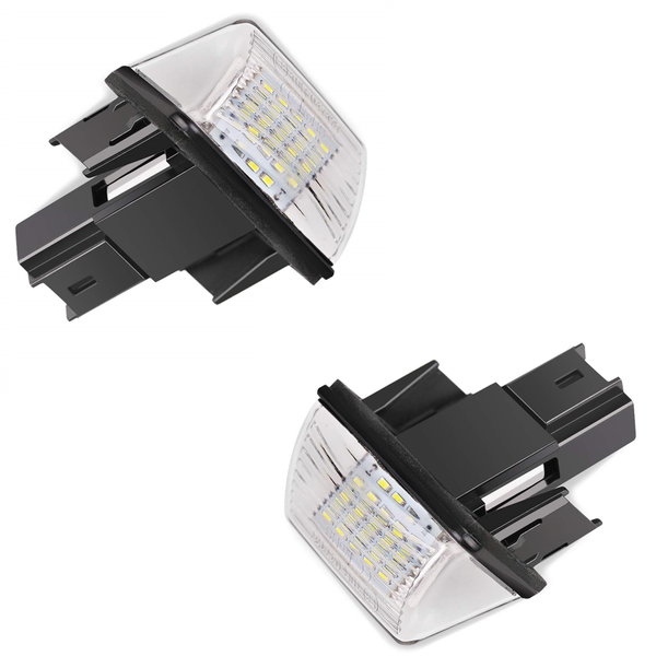 Lampki LED tablicy rejestracyjnej Citroen Peugeot CAN-BUS 2 szt.