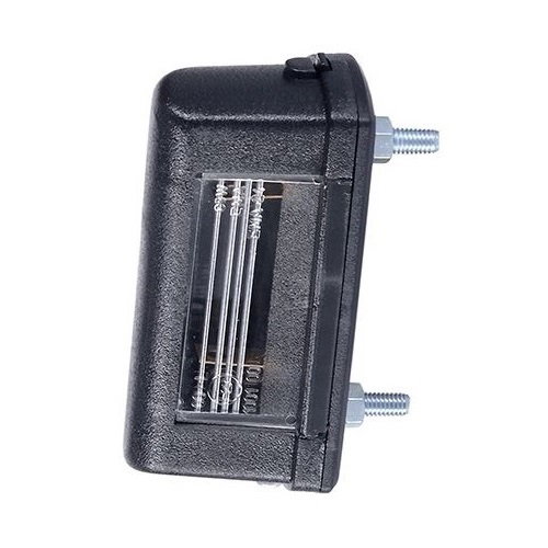 Lampa tablicy rejestracyjnej C5W 12/24V mała czarna HORPOL LT107