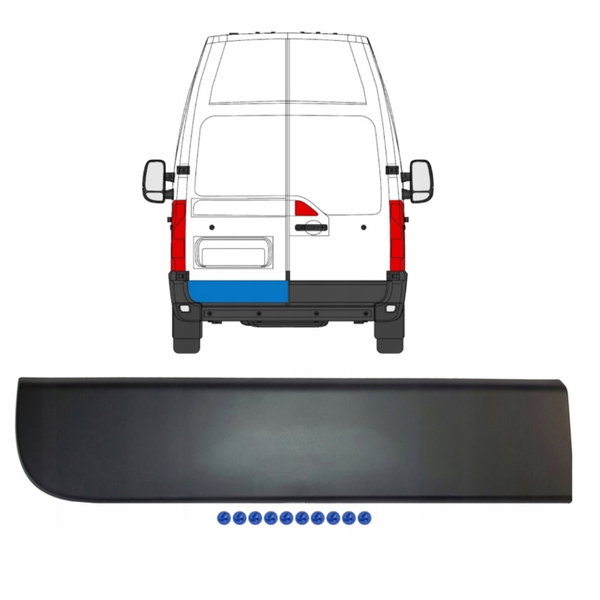 Listwa drzwi tył lewa Renault Master III / Opel Movano B / Nissan NV400 2010-23