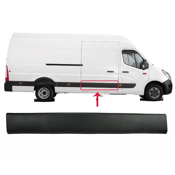 Listwa zewnętrzna prawa drzwi przesuwnych Renault Master/Movano/NV400 2010-2023