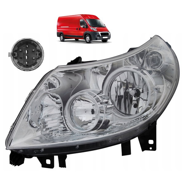 Reflektor lewy TYC Fiat Ducato III Boxer II Jumper II 2011-2014 7 PIN