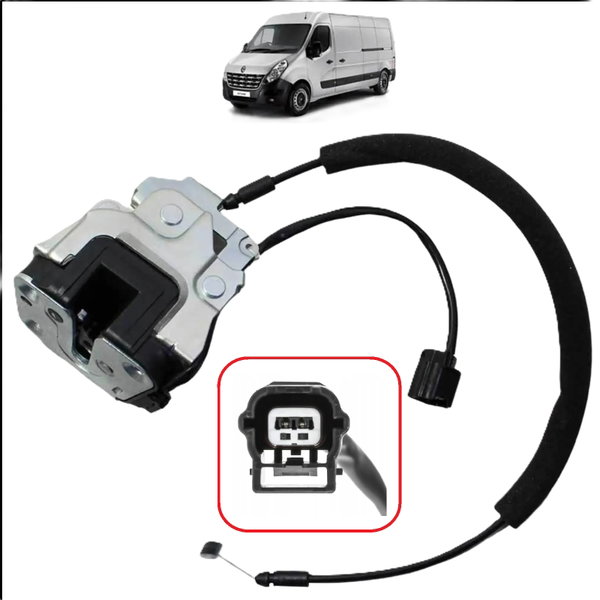 Zamek centralny tylnych drzwi prawy z linką Renault Master III Movano B NV400