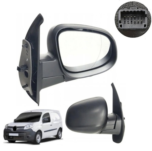 Prawe lusterko elektryczne Renault Kangoo II 2013-2022, Citan W415 7-pin