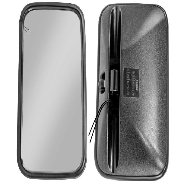 Lusterko wsteczne ogrzewane 365x190 mm na rurkę 15-22 mm 24V LP0350E24V