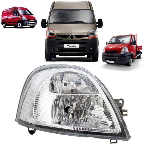 Reflektor Przedni PRAWA Lampa przód Renault Master 2004-2010 8200163518