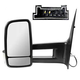 Lusterko Lewe Długie Lewe Mercedes Sprinter 906 Volkswagen Crafter 2006-2016