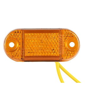 Lampa obrysowa LED 12V 24V Pomarańczowa Lampka boczna Naczepa Laweta kable