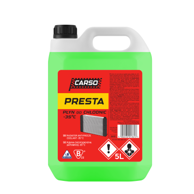 Płyn do chłodnic G11 do -35°C 5 litrów Zielony K2 Carso Presta Chłodnicy 5L