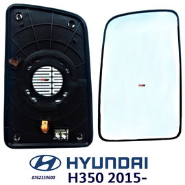 Wkład lusterka Lewy Ogrzewany Lustro HYUNDAI H350 2014-2024 Górne Lewe szkło
