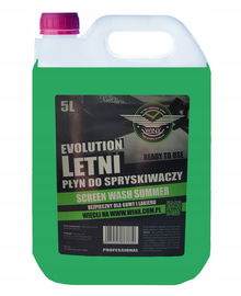 Letni Płyn do spryskiwaczy 5 litrów Świeży Zapach Bańka 5L Płyn do szyb