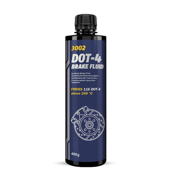 Syntetyczny Płyn hamulcowy DOT4 Brake Fluid MANNOL 450ml MN3002