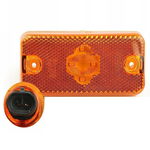 Lampa obrysowa LED boczna z gniazdem Czarnym Iveco Daily  Fiat Ducato 250_
