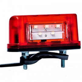 Lampa oświetlenia tablicy rejestracyjnej LED ze światłem pozycyjnym 12V 24V