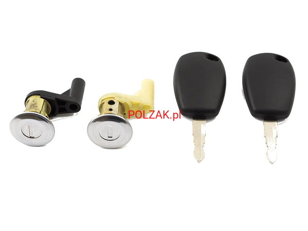 Wkładki Zamków Drzwi Przednich 2 Szt. Kpl. Dacia Duster Logan Sandero