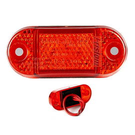 Lampa obrysowa tylna LED 12V 24V Czerwona Lampka tył Laweta Przyczepka