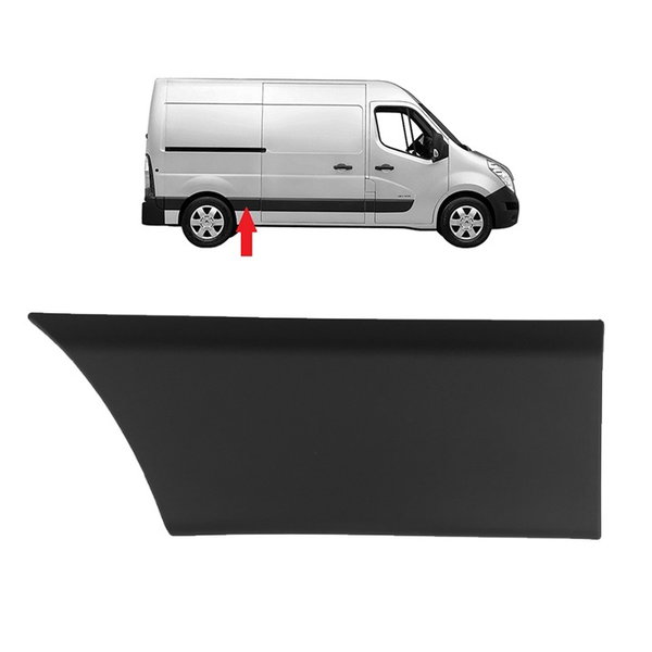  Listwa boczna Prawa błotnika tył Renault Master III Nissan NV400 2010-2023