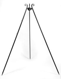 Trójnóg do grilla, woka i kociołka, 180 cm, TRIVO, czarny | TYLETEGOTU