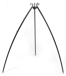 Trójnóg do grilla, woka i kociołka, 200 cm, LARGO, czarny | TYLETEGOTU