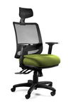 Fotel ergonomiczny do biura, Saga Plus, olive