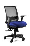 Fotel ergonomiczny, biurowy, Saga Plus M, royalblue