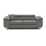 Rozkładana sofa, Bellezza, 209x100x87 cm, jasny szary | TYLETEGOTU