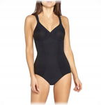 Body modelujące wyszczuplające Triumph Modern soft + cotton BS 75B czarny