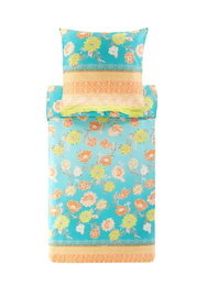 Komplet pościeli i poszewka na poduszkę 135 x 200 cm100% satyna bawełniana